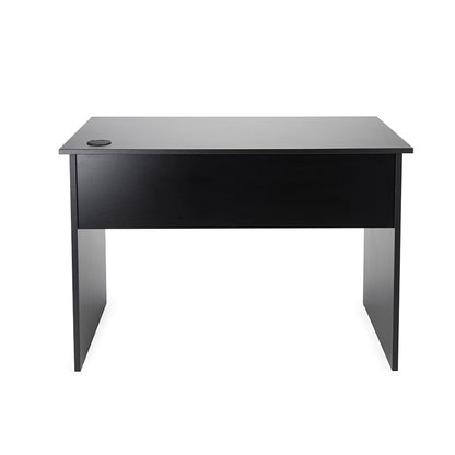 Escritorio con base tipo panel color negro