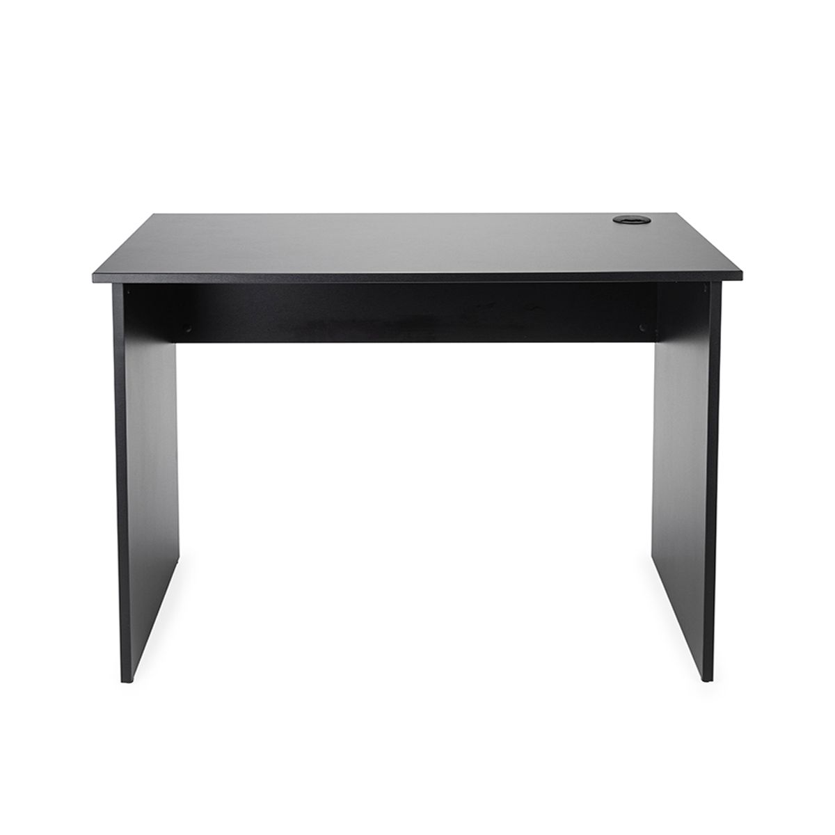 Escritorio con base tipo panel color negro