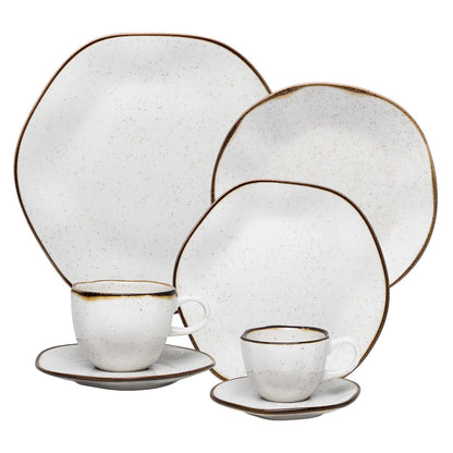Juego de vajilla té y café 42 piezas Ryo