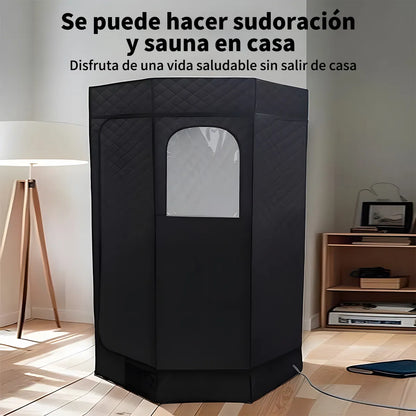 Baño Vapor Spa Sauna Portatil 9niveles Temporizador 1200w 3l