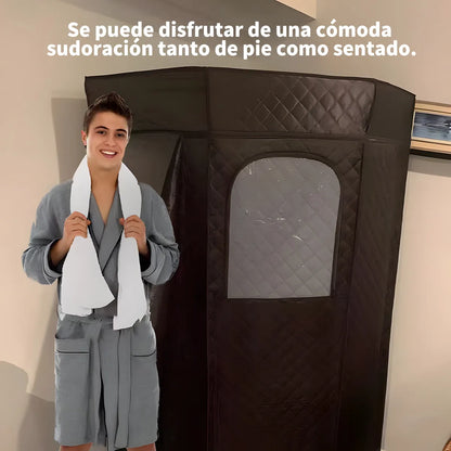 Baño Vapor Spa Sauna Portatil 9niveles Temporizador 1200w 3l