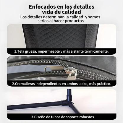 Baño Vapor Spa Sauna Portatil 9niveles Temporizador 1200w 3l