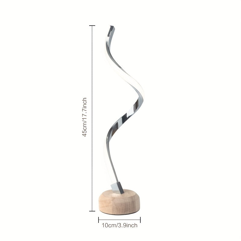 Lámpara de mesa moderna LED para dormitorio