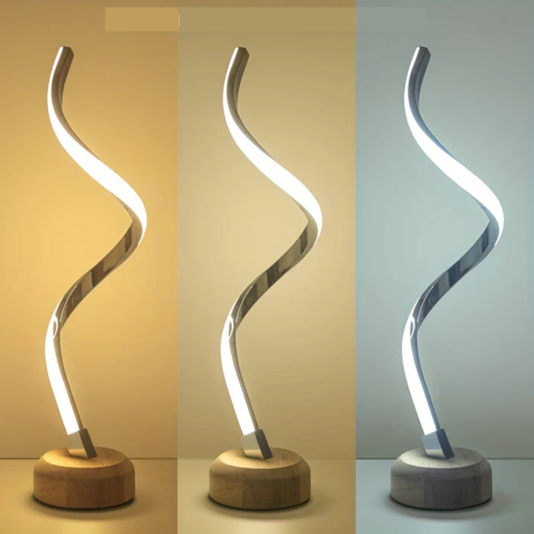 Lámpara de mesa moderna LED para dormitorio