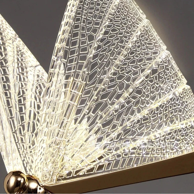Lámpara colgante LED mariposa - estilo nórdico para dormitorio