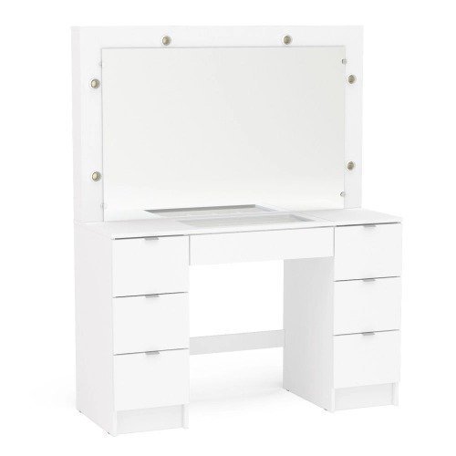 Tocador Camerino Francia con 6 luces blanco