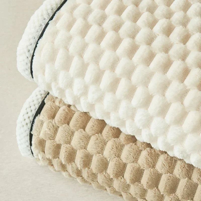 Cobija de terciopelo para noches cálidas y acogedoras