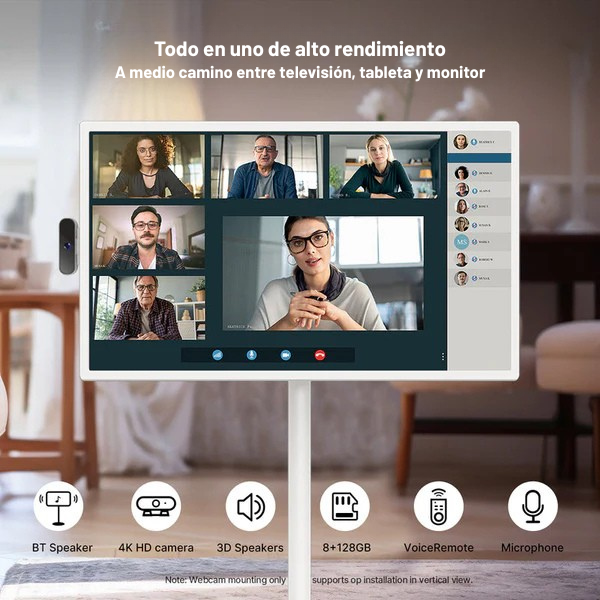 Smart TV 32” Portátil Táctil