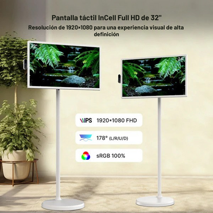 Smart TV 32” Portátil Táctil
