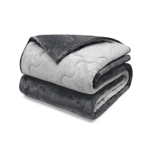 Edredón de microfibra doble faz Flannel Plush Buettner